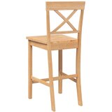  Barske stolice 2 kom. Prirodno puno drvo guma | shoptok.hr
