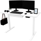 Električna stoječa miza s predalom - 140 cm x 60 cm, (5000262266)