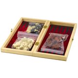  3-in-1 Wooden Game Set Chess Backgammon Checkers Foldable Board 24x24cm | shoptok.hr