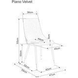 Molarem Home Stolica Piano B BARŠ.M.-roza | shoptok.hr