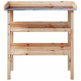  Stol za biljke s policama 78 x 38 x 82,5 cm od masivne jelovine | shoptok.hr