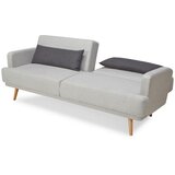 Livetastic 3-SED, svetlo siva tekstil | Shoptok.si
