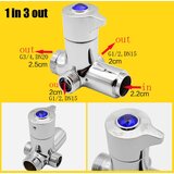 Kranig Kraanwerk Naredi sam | Priključite pipo na T-kos | tri povezave za premostitev Flexi-cevi vaše pipe, (21732050) | Shoptok.si