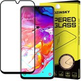  Kaljeno steklo, zaščita zaslona s polnim lepilom in ohišjem v okvirju za Samsung Galaxy A70, črna | Shoptok.si