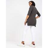 RELEVANCE Blouse-RV-BZ-7036.02P-dark khaki | Shoptok.si