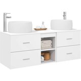  Set namještaja za kupaonicu 3 kom. Bijela 49,5 x 44,5 x 66 cm | shoptok.hr