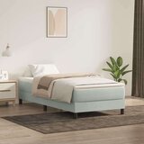 Box Spring krevet bez madraca svijetlo sivi 100x210 cm samt | shoptok.hr