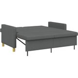  Krevet-sofa na razvlačenje Tamnosiva Tkanina | shoptok.hr