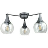  Prisadni luster STAR 3xE27/60W/230V crna/prozirna | Eponuda.com
