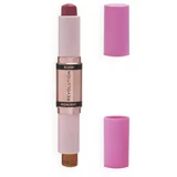 Revolution stik za senčenje obraza - Blush & Highlight Stick - Flushing Pink