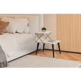 Hanah home cross - black, marble blackmarble nightstand
