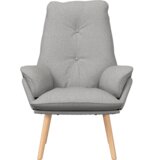 vidaXL Udobna stolica Cloud Grey tkanina | shoptok.hr