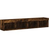  TV ormarići s LED svjetlima 2 kom boja hrasta 80x30x30 cm | shoptok.hr