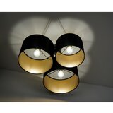  Duolla - Nadgradni luster ROLLER TRIO SHINY 3xE27/15W/230V crna/zlatna | Eponuda.com