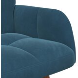 SOFA za dvije osobe Plava 115 x 61 x 87 cm Baršun | shoptok.hr