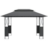  Sjenica s krovom antracit 400 x 300 x 270 čelična | shoptok.hr