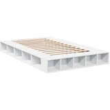 vidaXL Posteljni okvir be 135x190 cm inženirski les | Shoptok.si