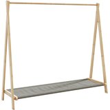  Stalak za odjeću s policama 106x34x102 cm od bambusa | shoptok.hr