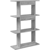  Polica na zidu Zidna montaža Siva 56 x 20 x 90 cm | Shoptok.si