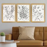 Wallity Set uramljenih slika 3AC_UN2968500, 3 Dela | ePonuda.com