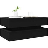  Stolić za kavu s LED svjetlima crni 90 x 50 x 40 cm | shoptok.hr