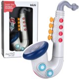  Saksofon za djecu - interaktivni glazbeni instrument - sivi | shoptok.hr