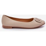 Boto PS1 Ballet Flats On Flat Sole With Decoration Beige Ainoria | Eponuda.ba
