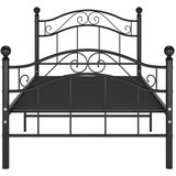  Okvir za krevet crni metalni 90 x 200 cm | shoptok.hr