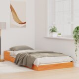  Konstrukcija postelje Voskast rjav 80 x 200 cm, (5000125957) | Shoptok.si