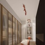  Stenska svetilka KARBON rdeča oker s stikalom, (21626730) | Shoptok.si