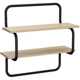  Zidna polica s 2 razine Hrast sonoma 40 x 24,5 x 61 cm | shoptok.hr