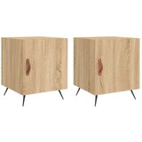  Noćni ormarići 2 kom boja hrasta sonome 40 x 40 x 50 cm drveni | shoptok.hr