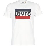 Levi's Majice s kratkimi rokavi GRAPHIC SPORTSWEAR LOGO Bela | Shoptok.si