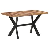  Blagovaonski stol 140 x 70 x 75 cm od masivnog drva s premazom | Eponuda.com
