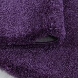 Ayyildiz Carpets Temno vijolična okrogla preproga ø 200 cm Fluffy – | Shoptok.si