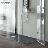 Marina pravokotna tuš kad 90 x 80 x 3 cm - bela | Shoptok.si