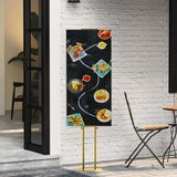  Stalci za sajmove 2 pcs Zlatno 30 x 24 x 208 cm Željezo | shoptok.hr