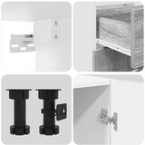  Kuhinjska jedinica Lyon 4 pcs Siva Sonoma Konstruirano drvo | Eponuda.com