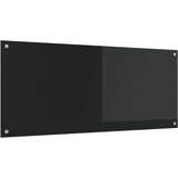 vidaXL kuhinjska backsplash Crna Staklo 120 x 50 x 0.6 cm Izdržljiva | shoptok.hr