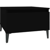 VidaXL stranska mizica 2 kosa črna 50x46x35 cm inženirski les Slike
