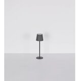 Globo 58488G-LED Dodirna prigušiva punjiva spoljna stona lampa VANNIE 3W/5V IP54 1800mAh siva | Eponuda.com