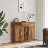 vidaXL Komoda starinski les 91x28x75 cm iverna plošča | Shoptok.si