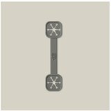 Interbaby silikonski držača tetra pelena Petrol Grey (2 kom) | shoptok.hr