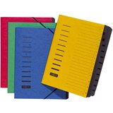 Pagna Kartotečna mapa DIN A4, iz kartona, 12 predelkov, rumena, (21652629) | Shoptok.si