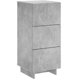  Komoda Betonska siva 33.5 x 34.5 x 75 cm Konstruirano drvo - Betonska siva | shoptok.hr