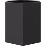  Vrtna sadilica crna šesterokutna 46 x 40 x 45 cm čelična | Eponuda.com