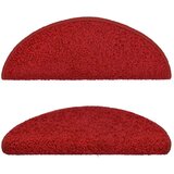  Tepisi za stepenice 15 kom crveni 65 x 21 x 4 cm | shoptok.hr