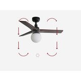 Faro 34278-11L - Plafonski ventilator KLIM S 1xE27/15W/230V orah/crna + daljinski upravljač | Eponuda.com