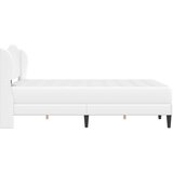  Krevetna konstrukcija Bijela 140 x 190 cm Umjetna koža | Eponuda.com