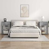 Noćni ormar Siva Sonoma 55 x 31 x 76 cm Konstruirano drvo | Eponuda.com